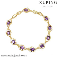 C206225-73785 Newest fashionable xuping fashion jewelry l bracelet with14k gold color